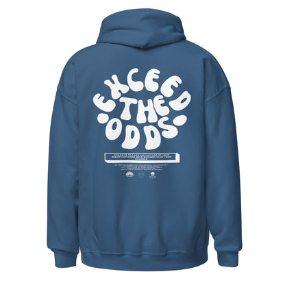 Exceed The Odds Retro Vintage Style Hoodie