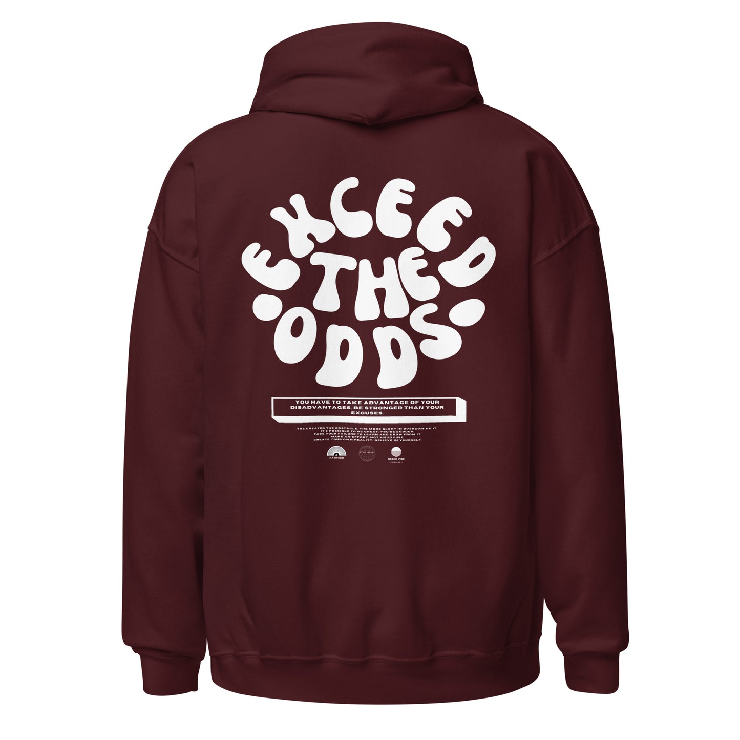 Exceed The Odds Retro Vintage Style Hoodie