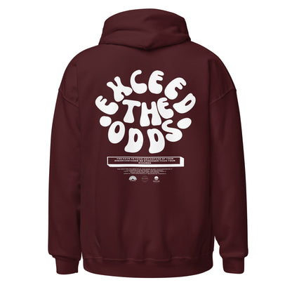 Exceed The Odds Retro Vintage Style Hoodie