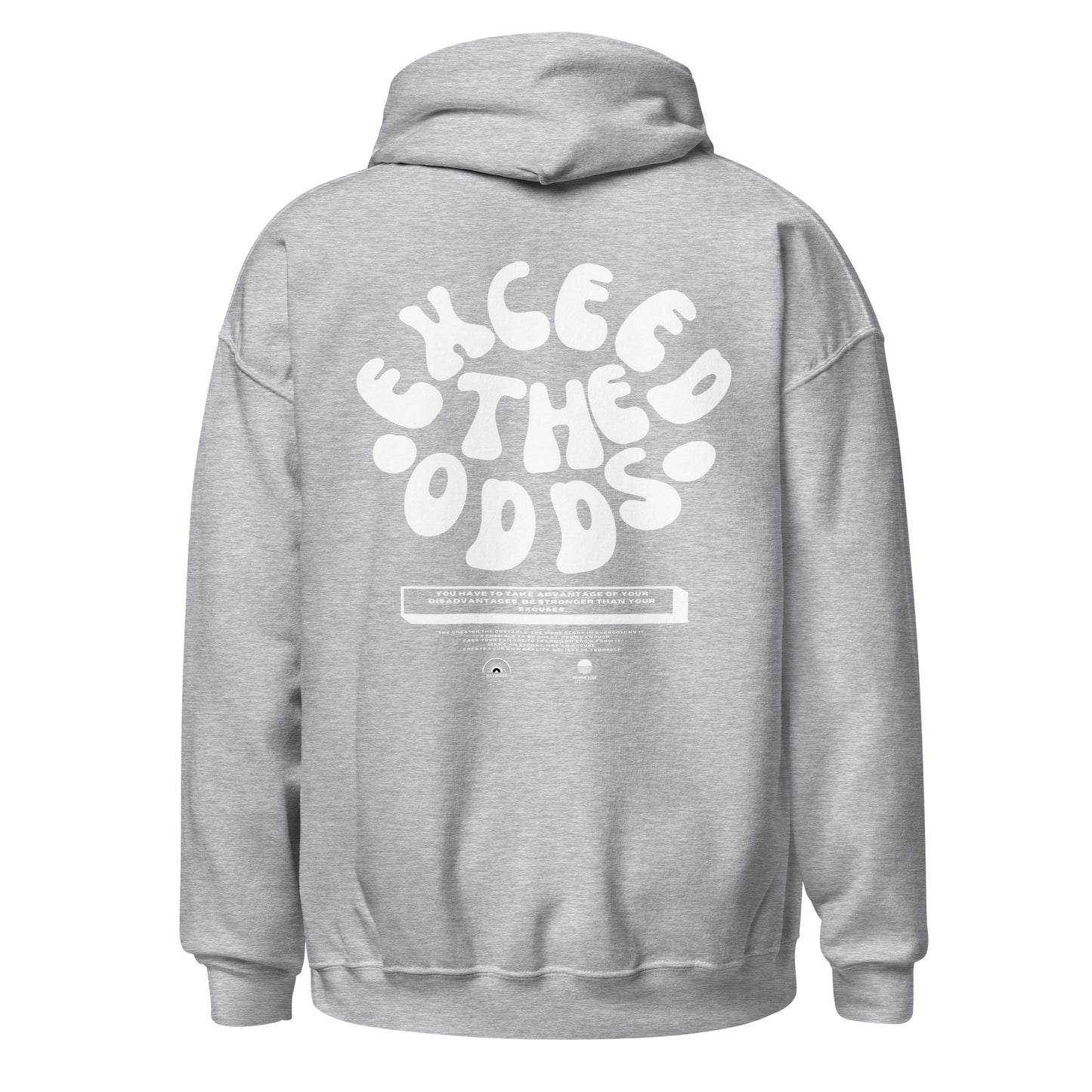 Exceed The Odds Retro Vintage Style Hoodie